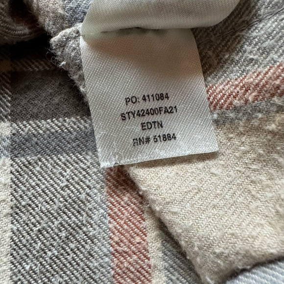 Patagonia Fjord flannel long sleeve button up organic cotton midweight shirt - Picture 6 of 9